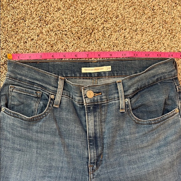 Levi’s | High Rise Straight Crop Denim - Picture 4 of 11